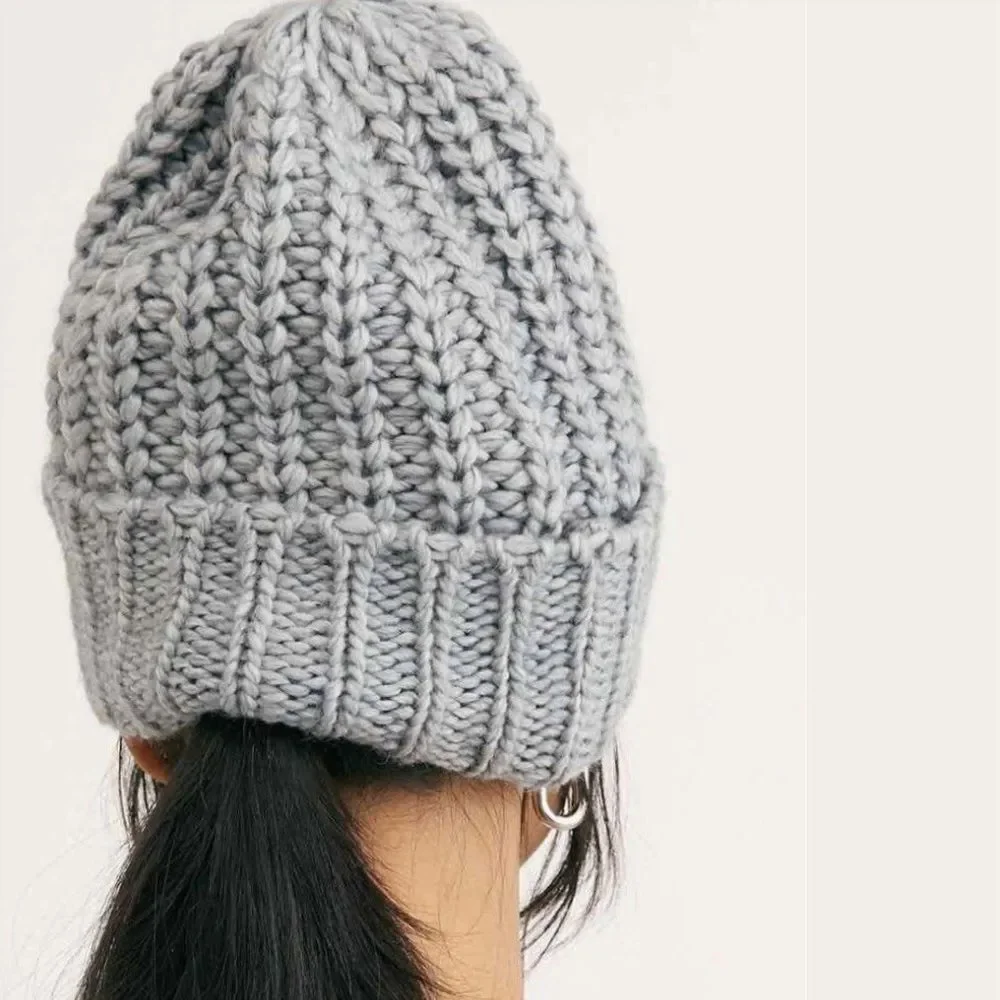 NWT Free People Everything Rosy Blush Wool Beanie